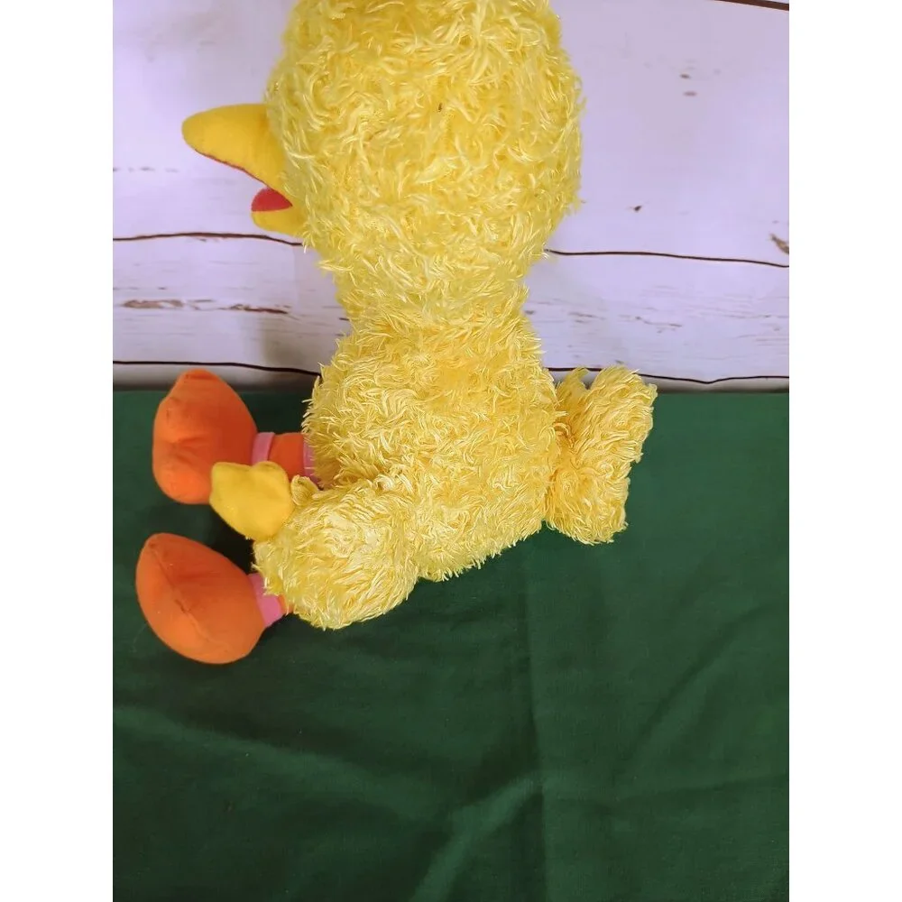 Sesame Street Big Bird Plush Toy Yellow‎ & Orange Soft Stuffed Animal For Kids